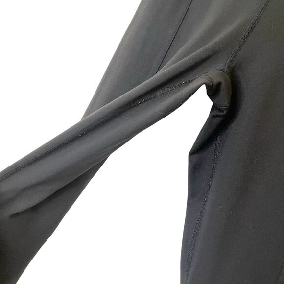 Flare Split Hem Leggings for Women Tummy Control Workout Leggings Black Size M - Picture 5 of 5